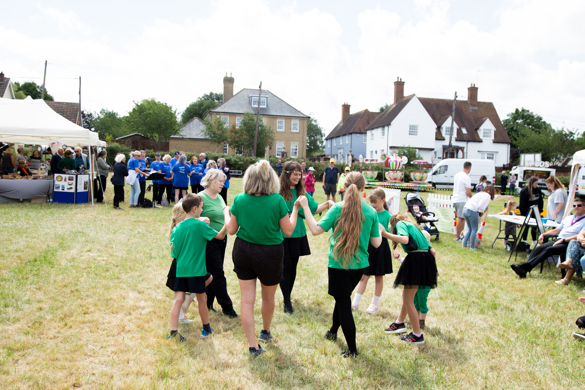 Irish dancing demonstrations from the Maureen Corr Irish Dancers